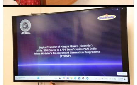 केवीआईसी ने पीएमईजीपी योजना के तहत 8794 लाभार्थियों को 300 करोड़ रुपये की मार्जिन मनी सब्सिडी वितरित की