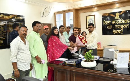 उपायुक्त से रेड क्रॉस सोसायटी के सदस्यों ने की औपचारिक मुलाक़ात