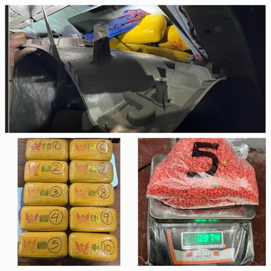 राजस्व आसूचना निदेशालय (डीआरआई) ने मिजोरम में मादक पदार्थ तस्करी को विफल किया, 9.72 किलोग्राम मेथामफेटामाइन गोलियां जब्त की, एक व्यक्ति गिरफ्तार