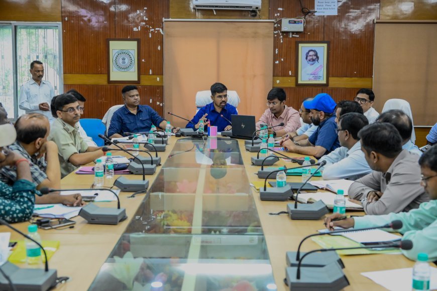 राष्ट्रपति के आगमन की तैयारियों को लेकर उपायुक्त व पुलिस अधीक्षक की अध्यक्षता में बैठक का आयोजन