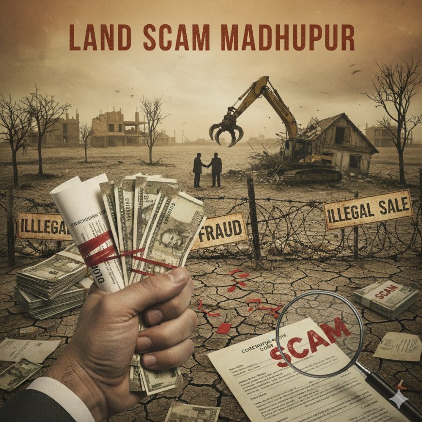 मधुपुर में भी भूमि घोटाला, भू-माफियाओं में हड़कंप
