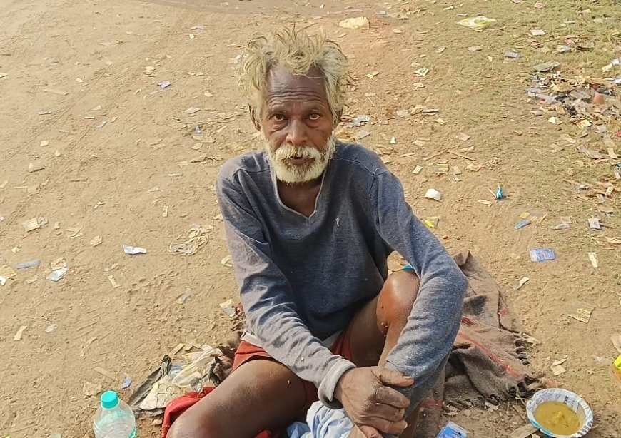 मानवता शर्मसार: कड़ाके की ठंड में सड़क किनारे सोने को मजबूर वृद्ध श्यामलाल