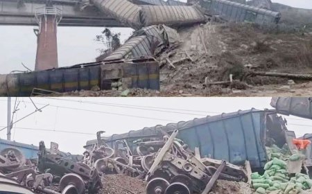 टेलवा बाजार हॉल्ट के पास बड़ा रेल हादसा, सीमेंट लदी मालगाड़ी पटरी से उतरी