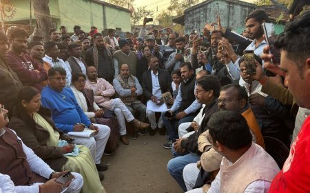 भाजपा की 11 सदस्यीय टीम ने लालगढ़ में पीड़ितों से की मुलाकात, दलितों की सुरक्षा का भरोसा दिलाया